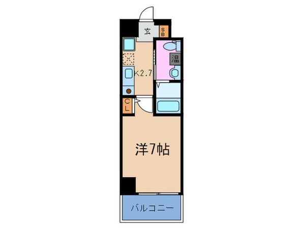 パウゼ東天満の物件間取画像